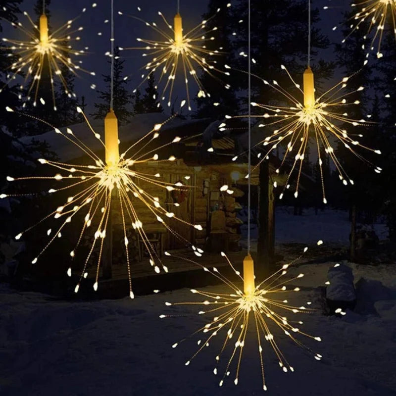 Sparkling LED Starburst Lights with Remote Control