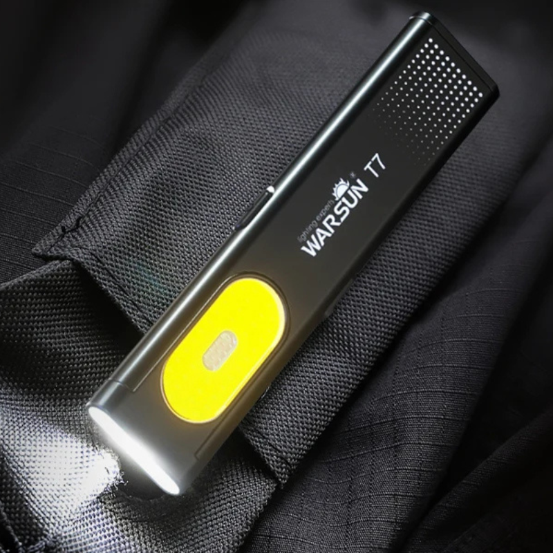 Pocket-Sized LED Torch with Magnetic Base for Everyday Use