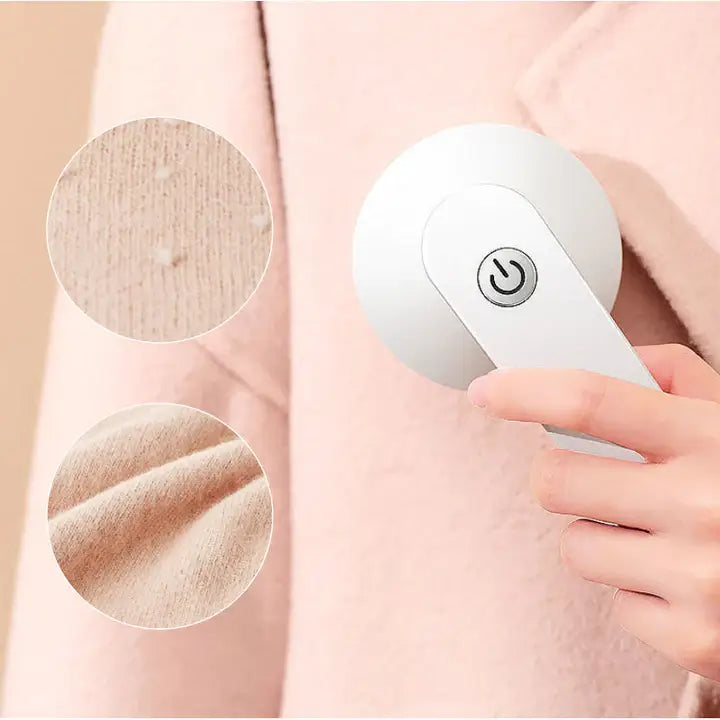 Cordless Fabric Shaver - Rechargeable Lint Removal Tool