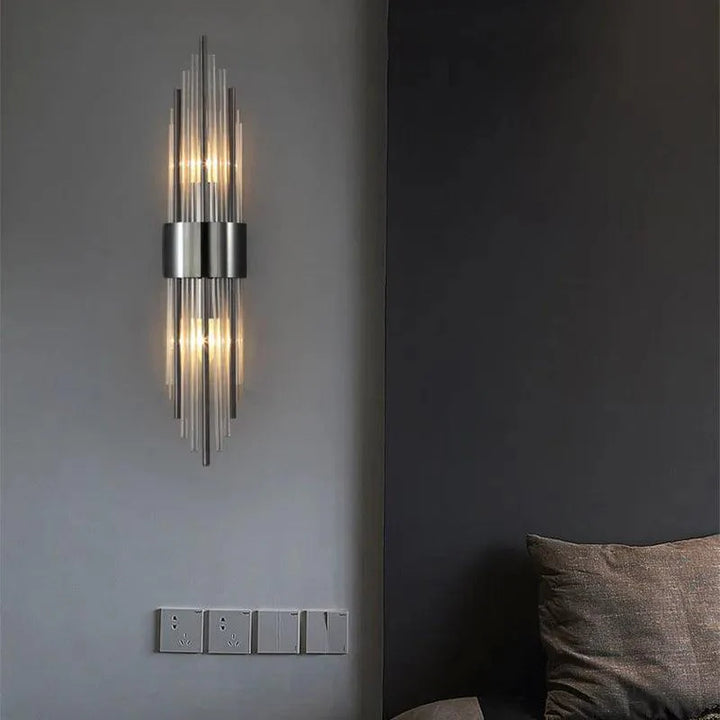 LED Wall Light with Crystal Design
