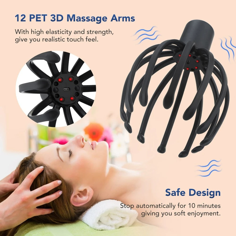 Soothing Scalp Massager - Ultimate Relaxation & Stress Relief Tool
