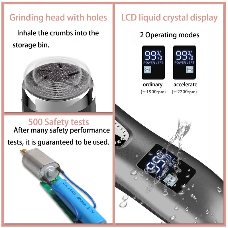 Ultimate Electric Foot Care System – Smooth Away Calluses Effortlessly