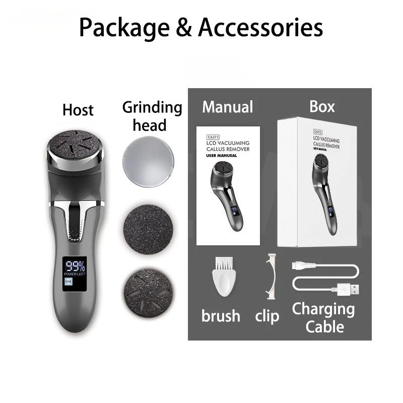 Ultimate Electric Foot Care System – Smooth Away Calluses Effortlessly