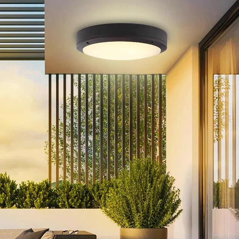 Weatherproof LED Ceiling Fixture for Outdoor Spaces
