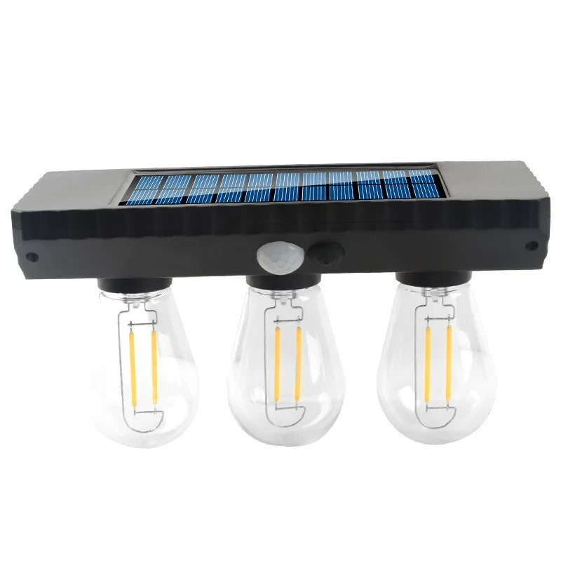 Smart Solar Wall Light with Motion Detection for Outdoor Use