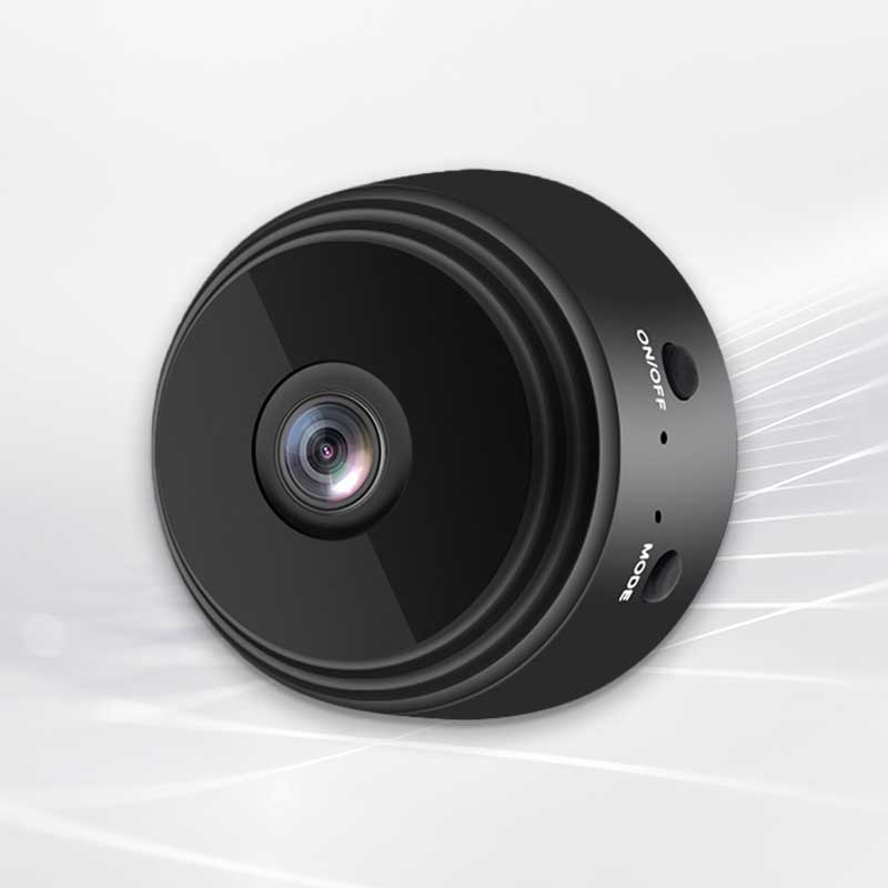 Compact HD Security Camera with Night Vision & WiFi