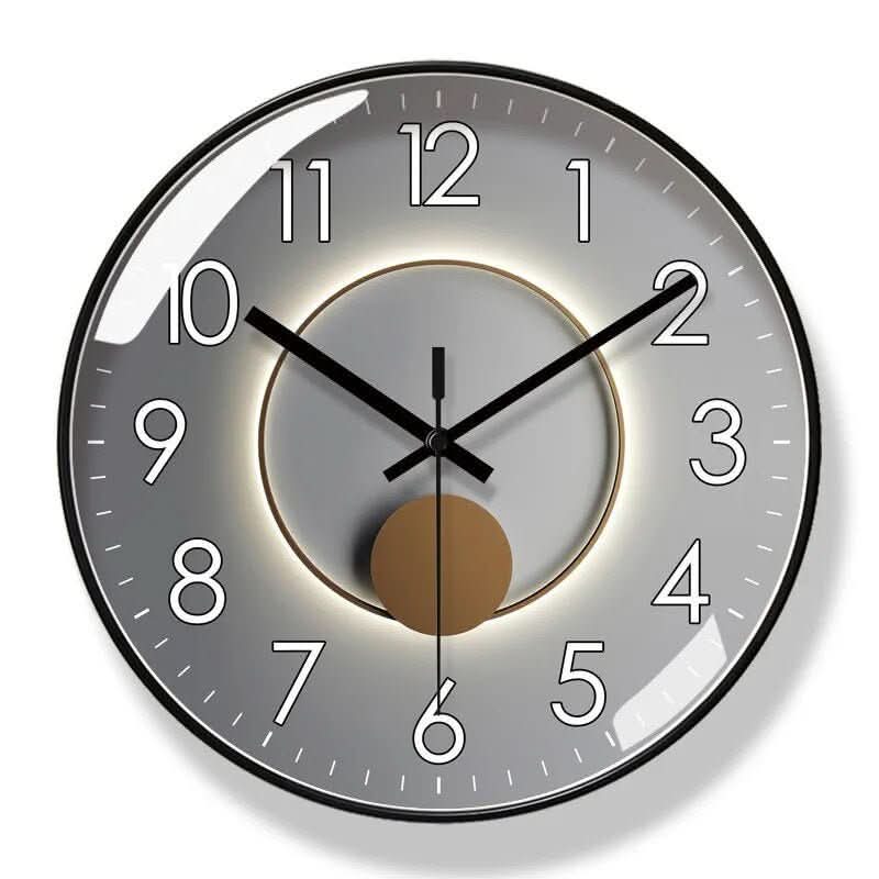 Serene Nordic Wall Clock for Effortless Timekeeping