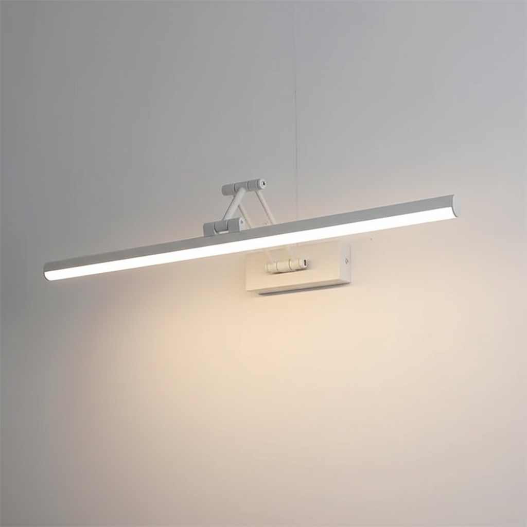 Contemporary Acrylic and Metal LED Wall Fixture