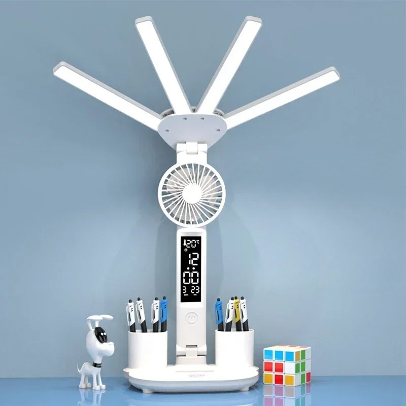Versatile 3-in-1 Smart Desk Lamp with LED Display