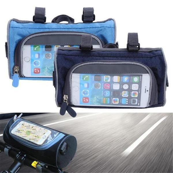 Versatile Touchscreen Bicycle Handlebar Organizer