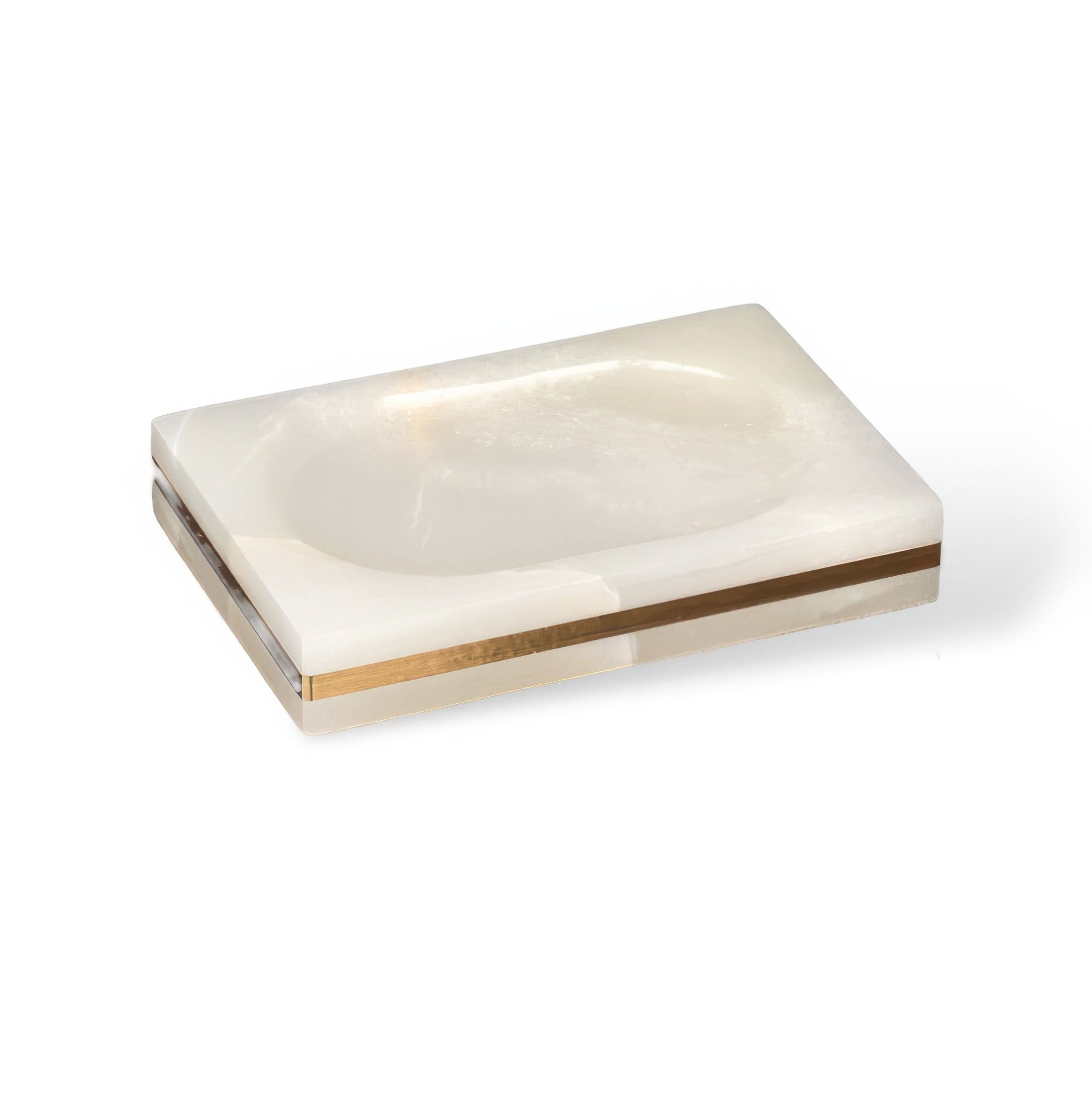 Sleek Marble-Inspired Cup with Elegant Gold Trim for Bathrooms