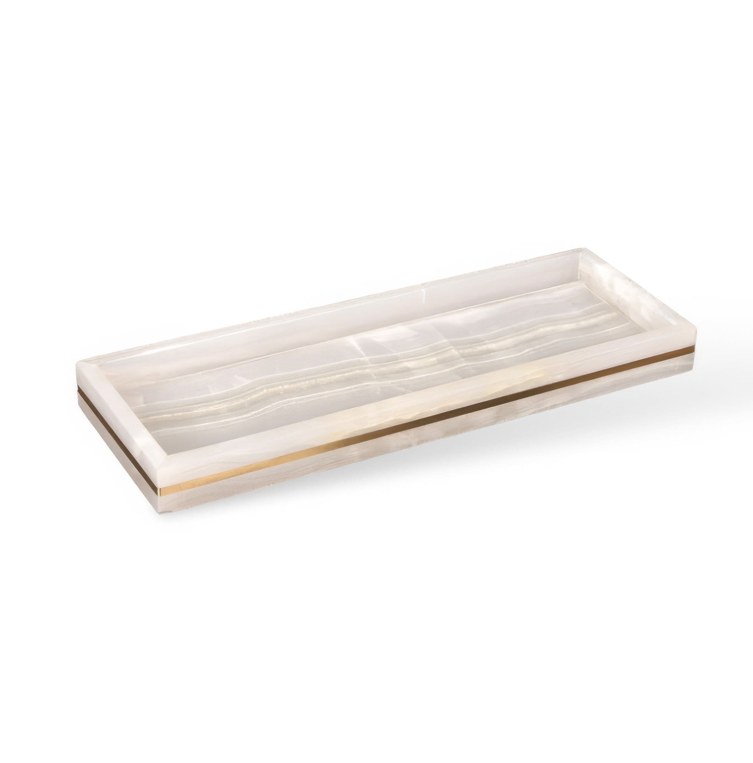 Sleek Marble-Inspired Cup with Elegant Gold Trim for Bathrooms