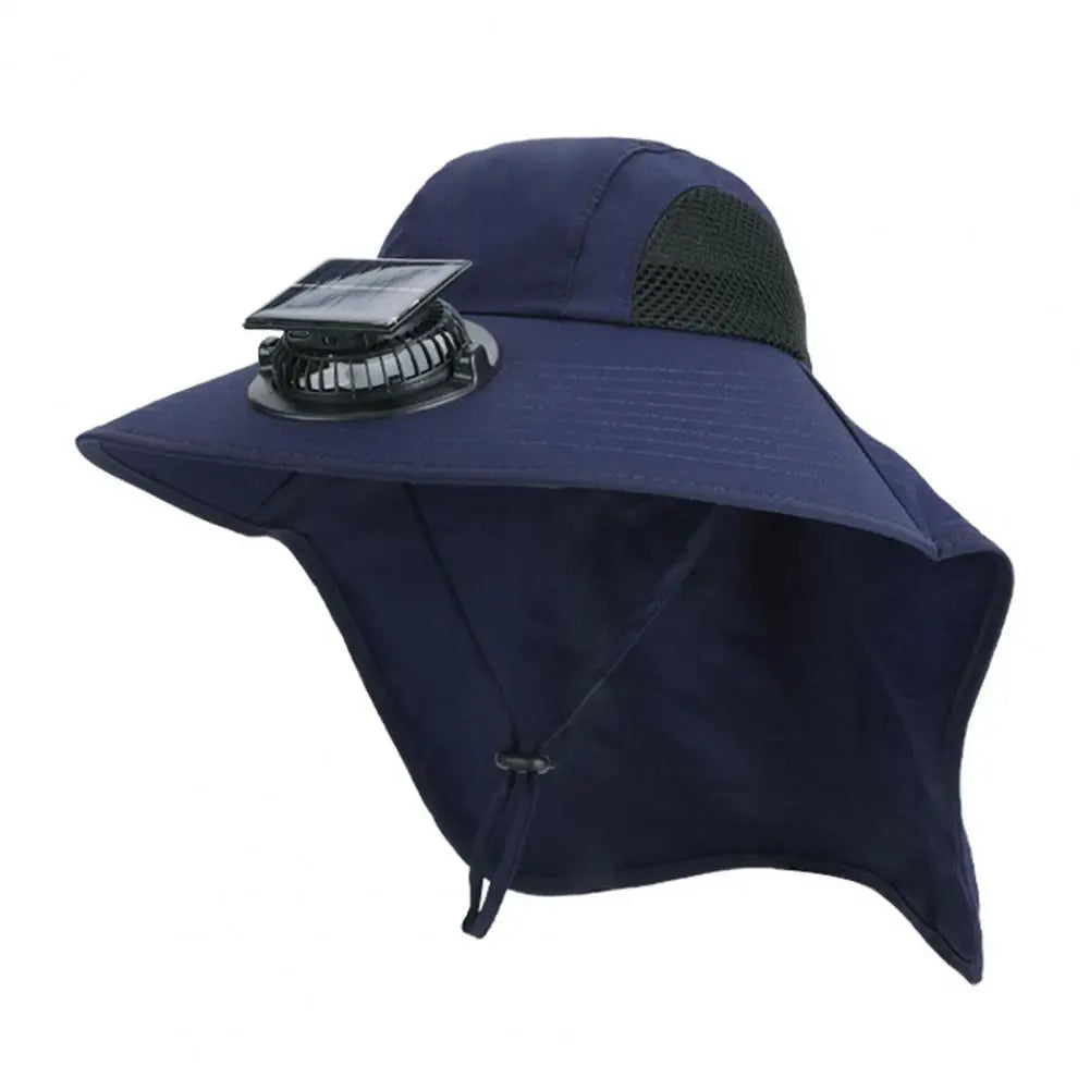 Sun Breeze Hat with Integrated Fans for Ultimate Comfort