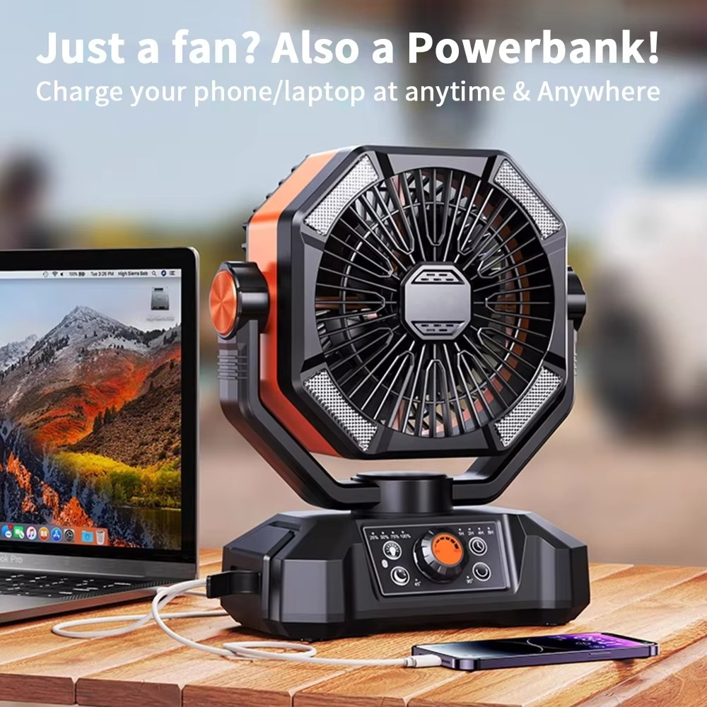 Compact Outdoor Comfort Fan for Camping Adventures