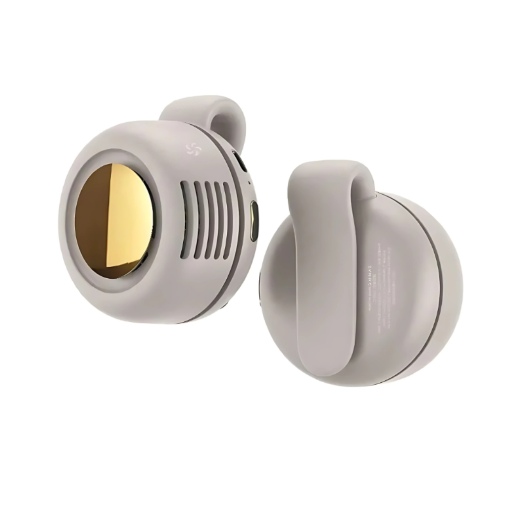 Wearable AirFlow Necklace Fan - Compact USB Rechargeable Design