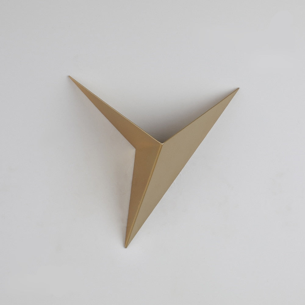 Triangular Contemporary Wall Light Fixture