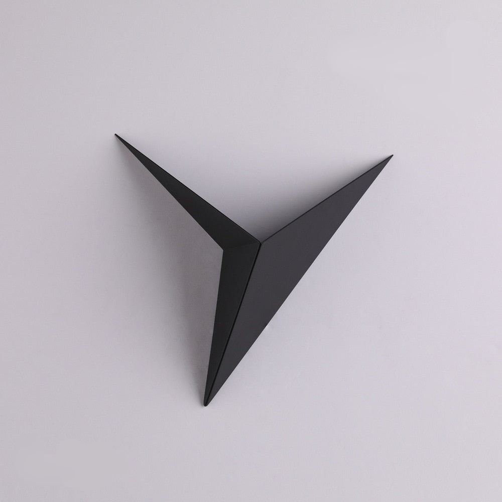 Triangular Contemporary Wall Light Fixture