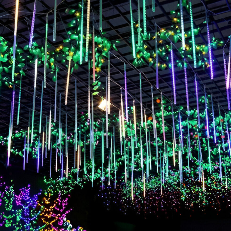 Enchanting Falling Snow LED String Lights (Set of 8)