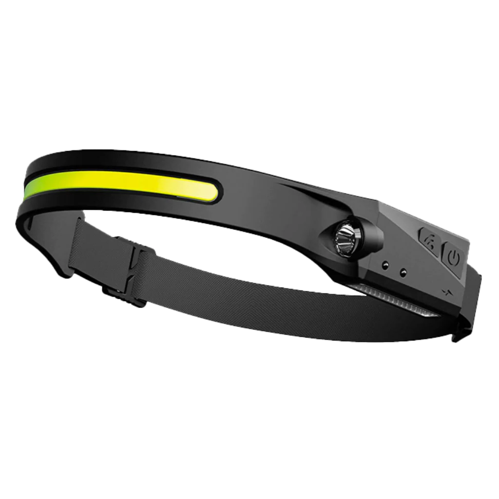 BrightWave Adjustable LED Headlamp with Rechargeable Battery
