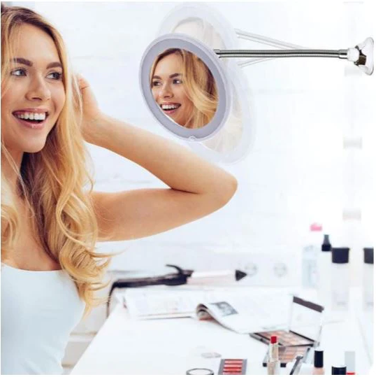 Ultra Clear 10X Magnifying LED Vanity Mirror