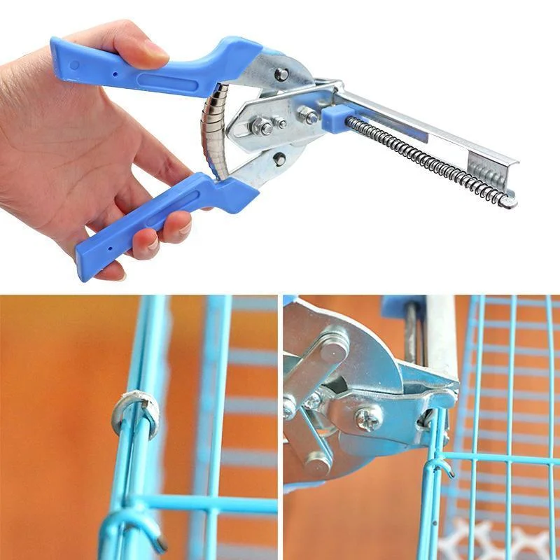 Heavy-Duty Wire Clamp Pliers for Fast Cage Assembly