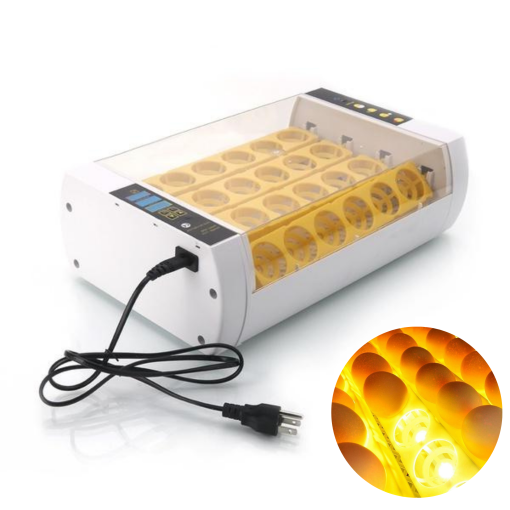 Smart Egg Hatching System for 24 Chicken and Quail Eggs