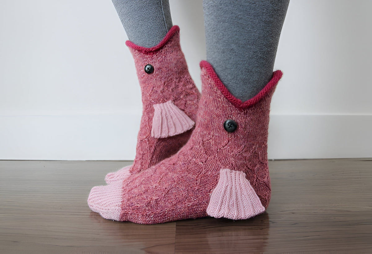 Whimsical Alligator-Themed Socks for Cozy Feet