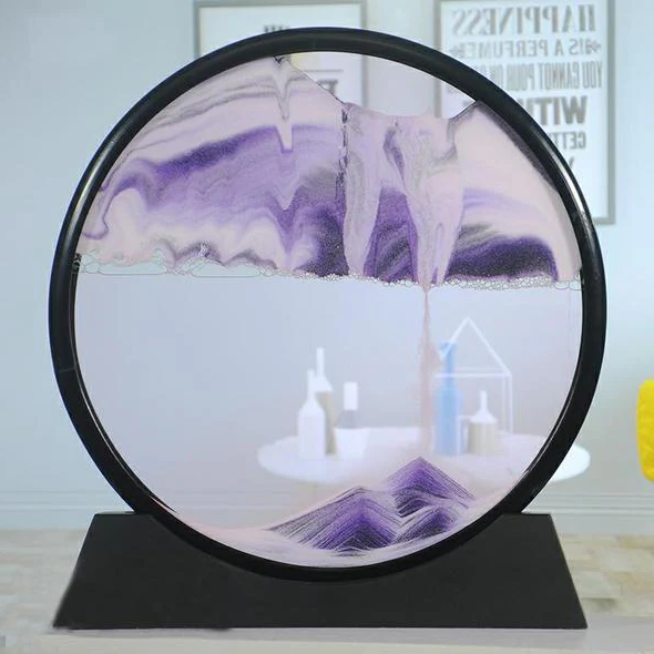 Elegant Oceanic Sand Sculpture