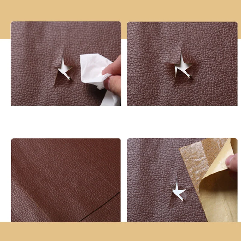 Versatile Self-Stick Leather Repair Patch for Furniture