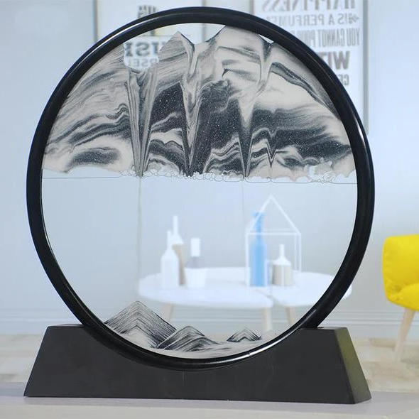 Elegant Oceanic Sand Sculpture