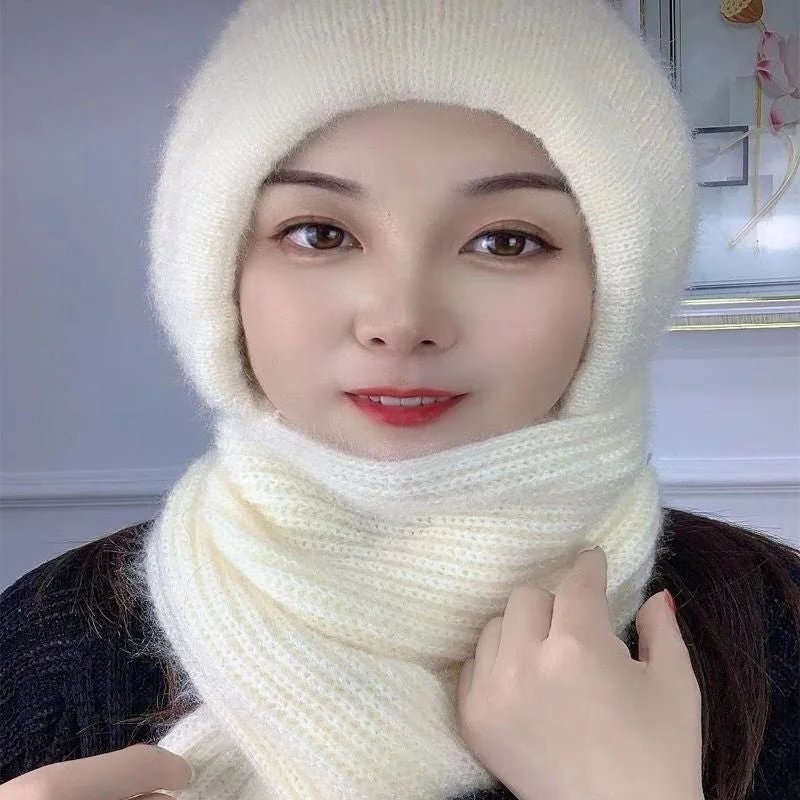 Ladies' Ultimate Winter Ear Warmth and Wind Blocker Hat Scarf