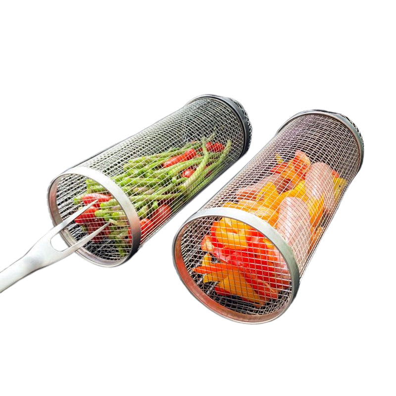 Ultimate Stainless Steel BBQ Grill Basket for Perfect Cooking