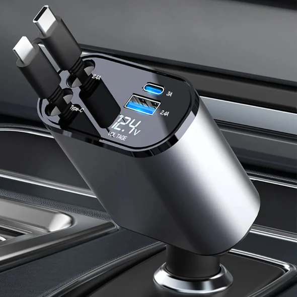 Multi-Functional Retractable Car Charging Station