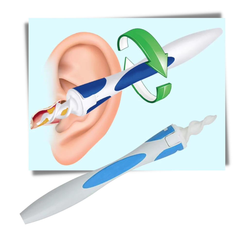 Silicone Ear Wax Removal Spiral Tool