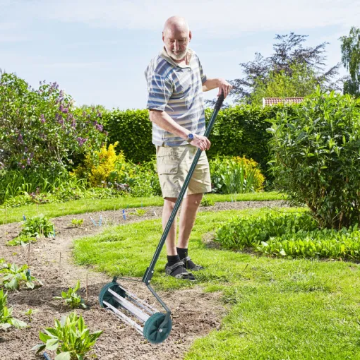 Durable Manual Lawn Aerator for Optimal Soil Health