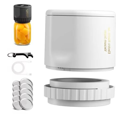 Cordless Food Preservation Vacuum Sealer for Mason Jars