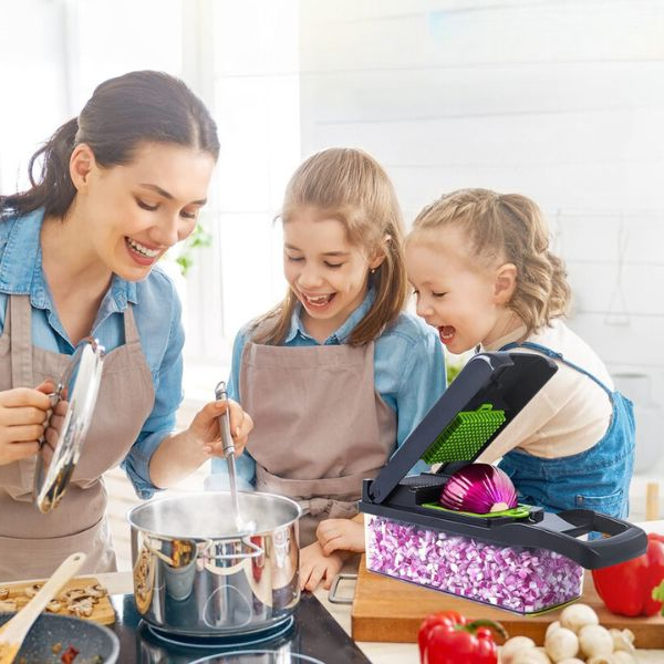 Versatile Kitchen Veggie Prep Tool