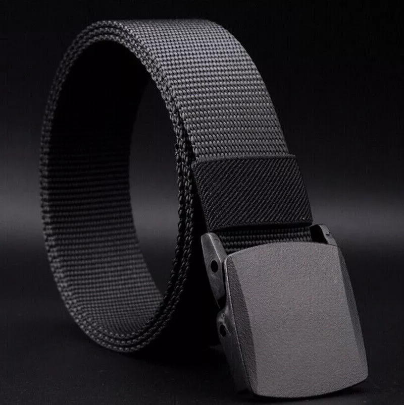 Durable Adjustable Canvas Belts for Outdoor & Tactical Use