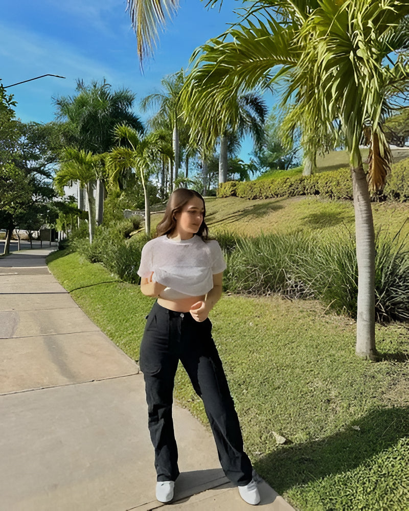 Versatile Cotton Blend Cargo Trousers for Everyday Wear