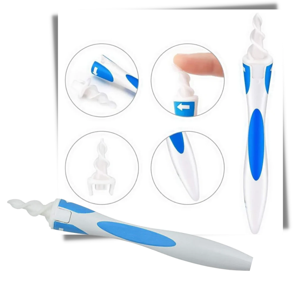 Silicone Ear Wax Removal Spiral Tool