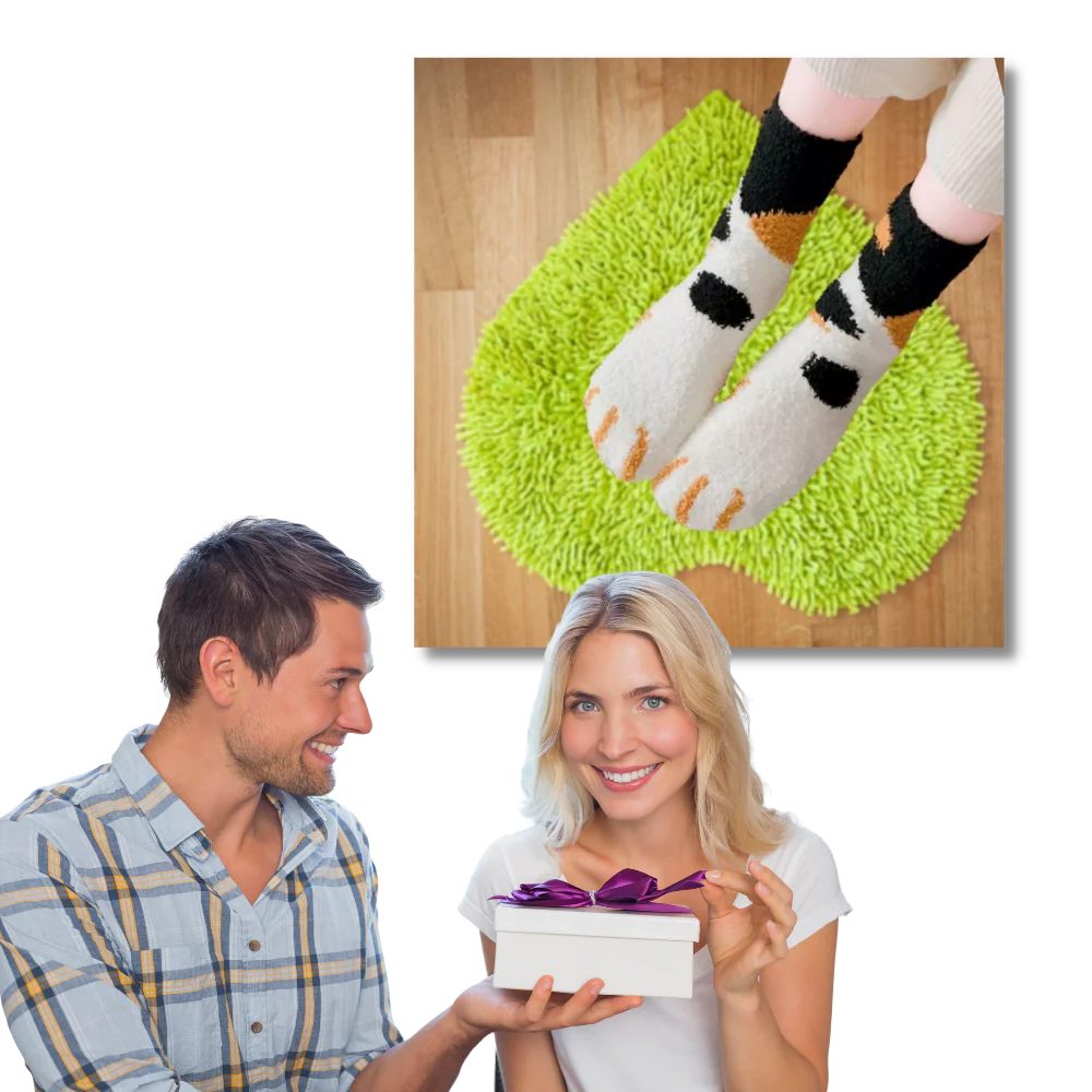 Pawsitive Vibes Cozy Winter Socks