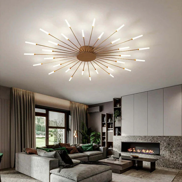 Radiant Flush Mount Ceiling Fixture for Elegant Spaces
