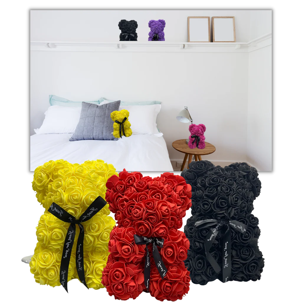 Charming Rose Plush Bear for Every Occasion