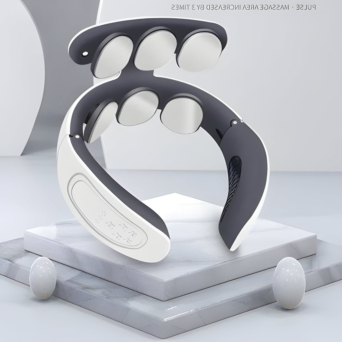 Ergonomic Neck Relaxer with Customizable Pulse Therapy