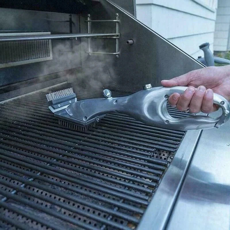 Ultimate Steam-Powered Grill Cleaning Brush & Scraper
