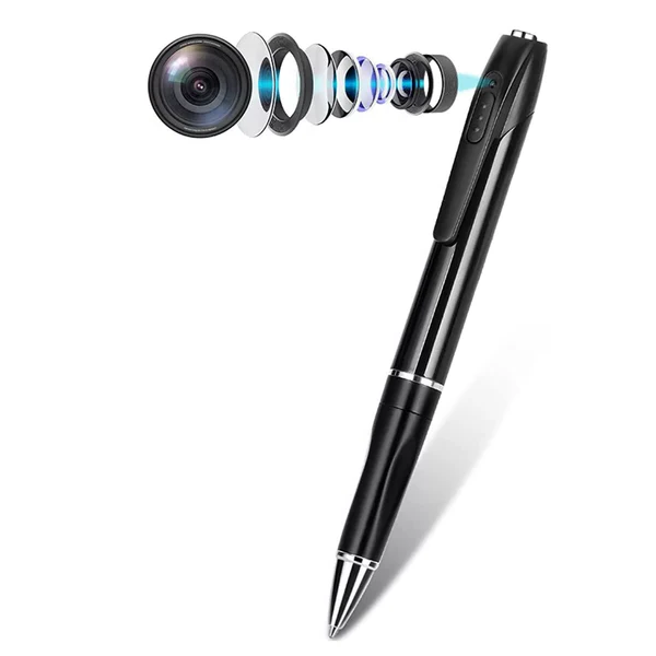 Compact Smart Pen: HD Voice & Video Recorder for Professionals
