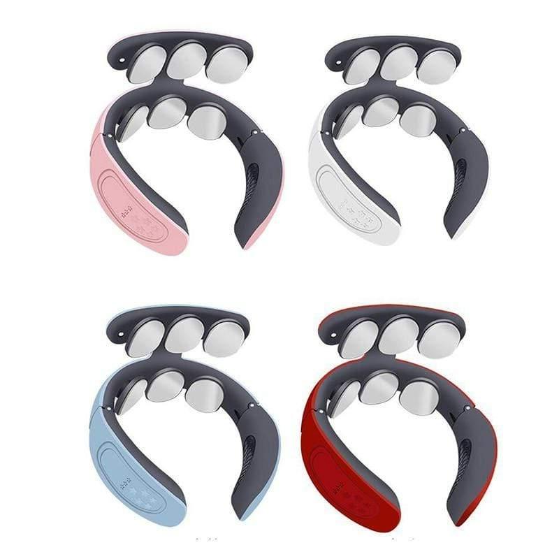 Ergonomic Neck Relaxer with Customizable Pulse Therapy