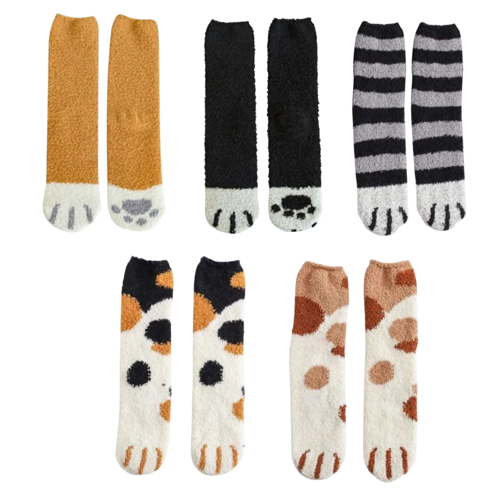 Pawsitive Vibes Cozy Winter Socks
