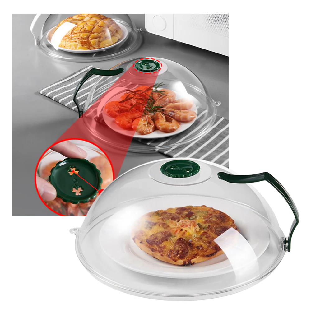 SplashGuard Microwave Shield for Clean Cooking