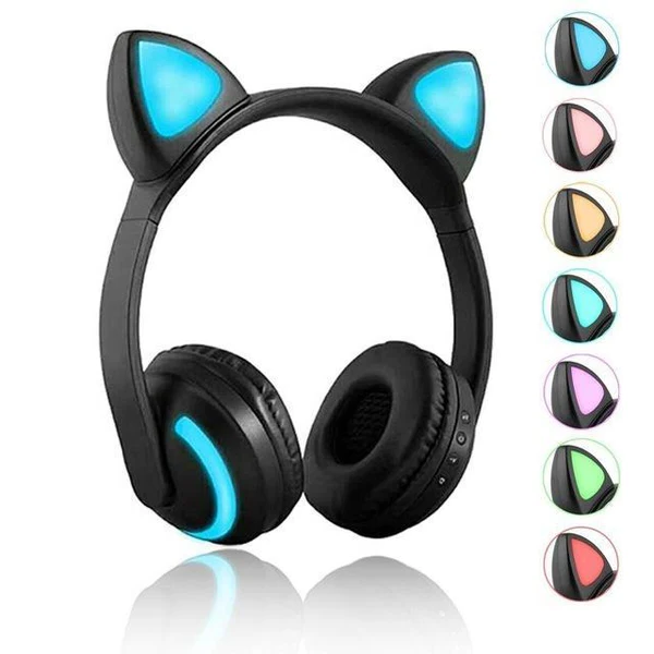Charming Cat-Inspired Bluetooth Headphones